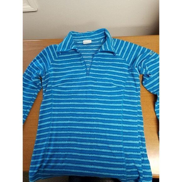 Columbia woman's Small blue 1/4 zip pullover. - Picture 1 of 6